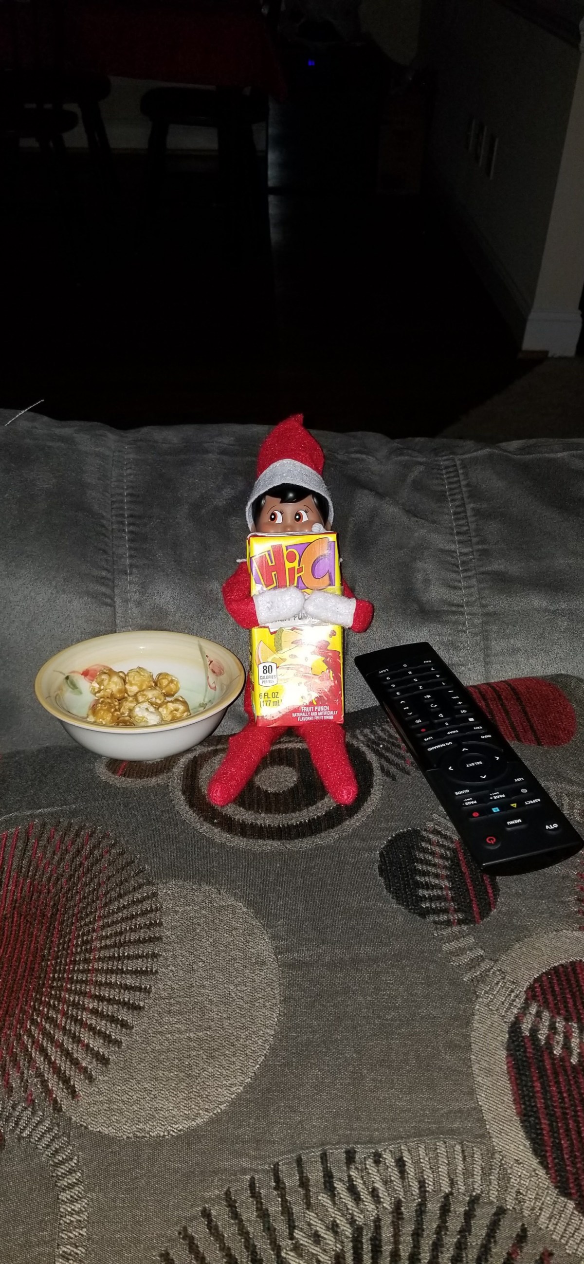 Snacking Jaxon…I guess we didn’t have the syrup he liked so she opted for the kids&nbsp;snacks!